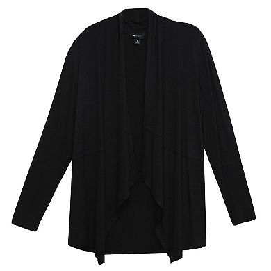 Women's AB Studio Pointed Hem Drape Front Cardigan