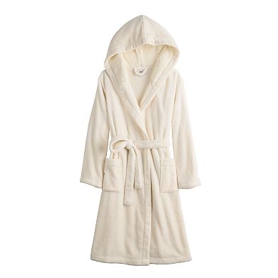 Women's Sonoma Goods For Life® Hooded Plush Long Robe