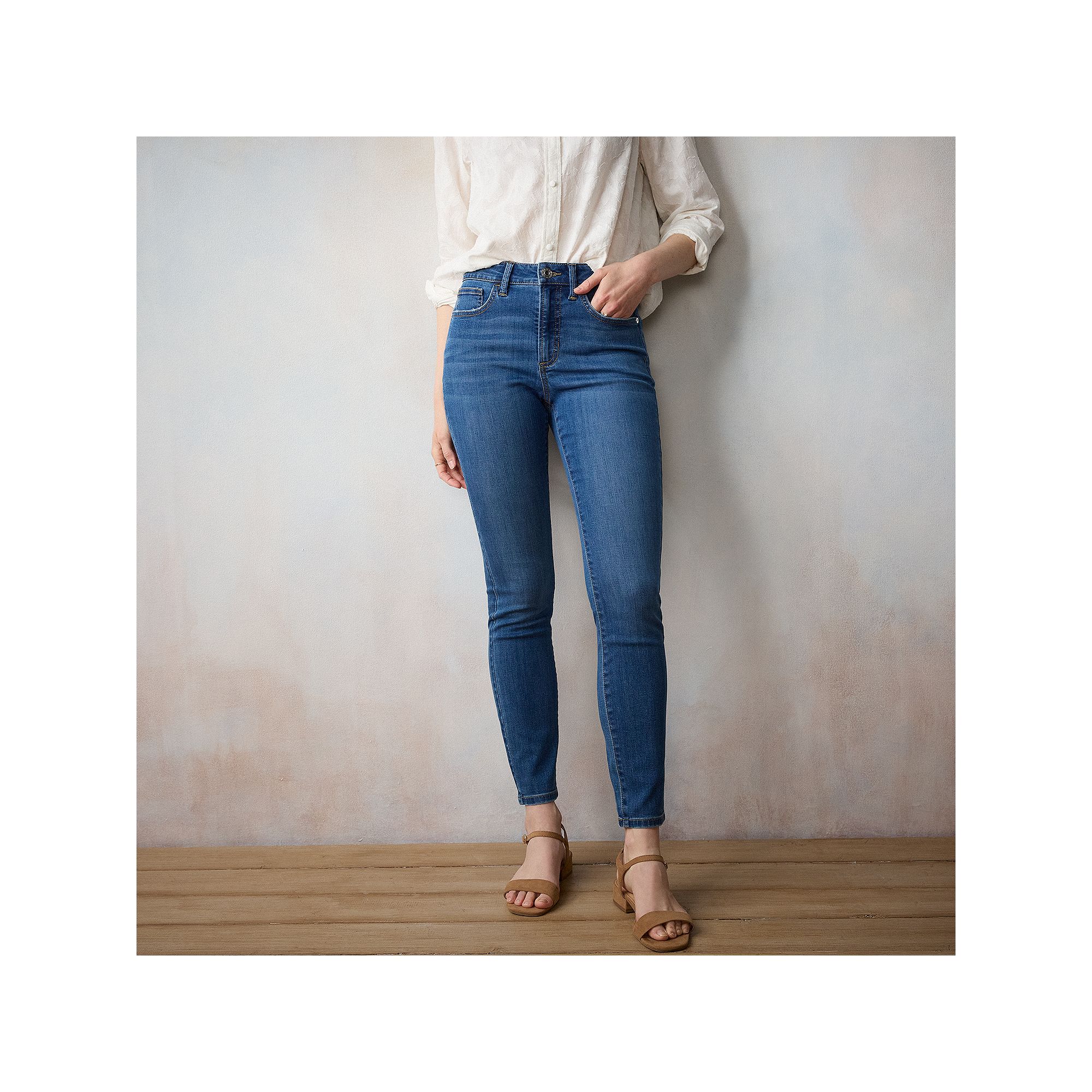 Petite LC Lauren Conrad Classic High-Rise Skinny Jeans, Womens, Size: 18P-