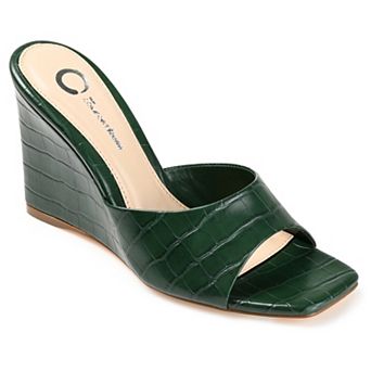 Journee Vivvy Women's Wedge Sandals