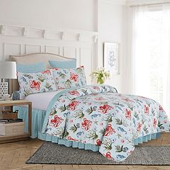 NEW Hotel Luxury Reserve Collection Bellisima EMBROIDERED 3-Piece Quilt Set 