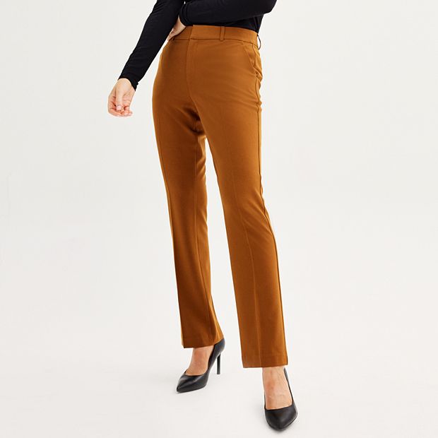 Petite Nine West Barely Bootcut Pants