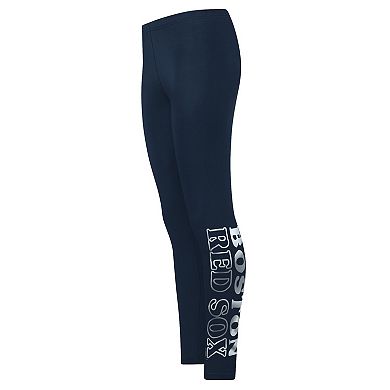 Women's G-III 4Her by Carl Banks Navy Boston Red Sox Stadium Leggings