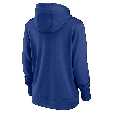 Women's Nike Royal Chicago Cubs Diamond Knockout Performance Pullover Hoodie