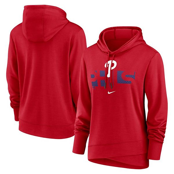 Philadelphia Phillies Red Hoodie Sweatshirt Size L Baseball Stitches Gear  2008