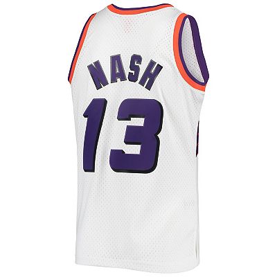 Men's Mitchell & Ness Steve Nash White Phoenix Suns 1996