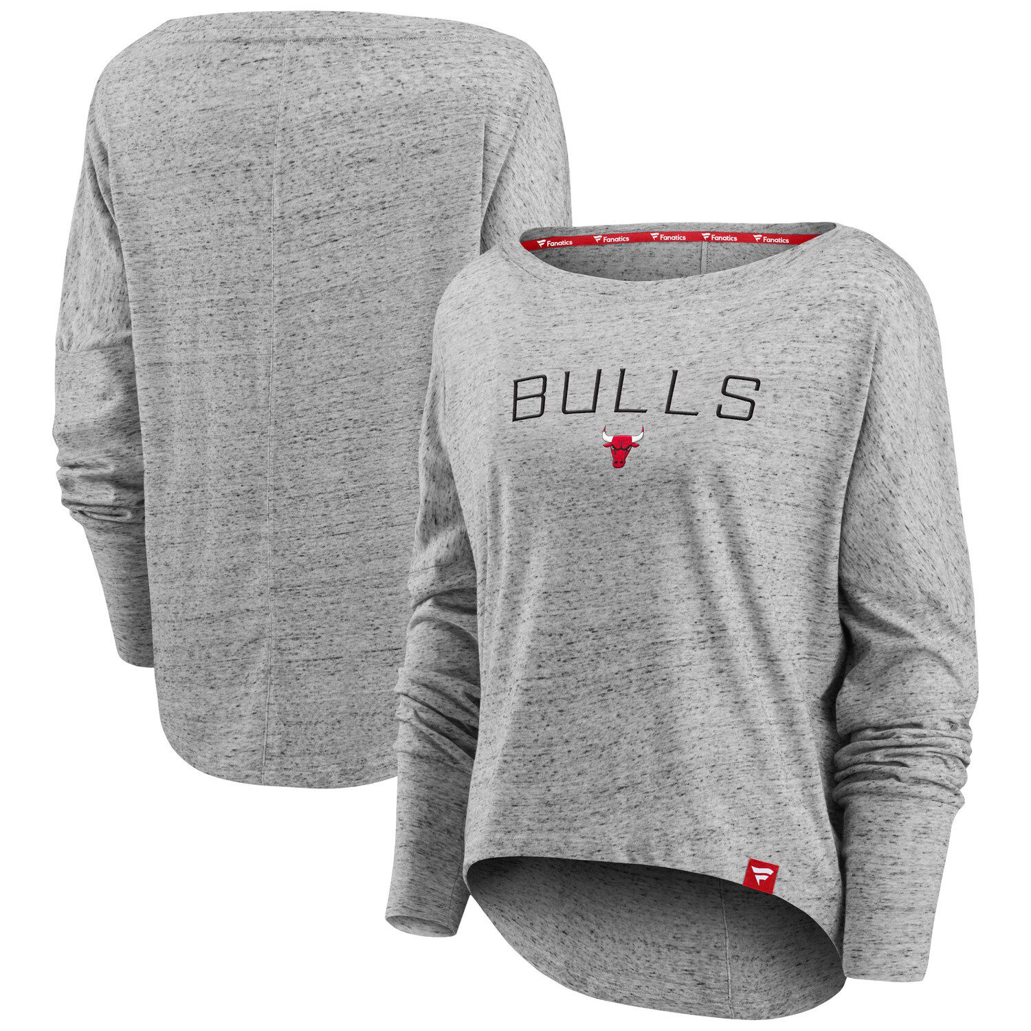 FANATICS Men's Fanatics Branded Heathered Red Chicago Bulls Where Legends  Play Iconic Practice Long Sleeve T-Shirt