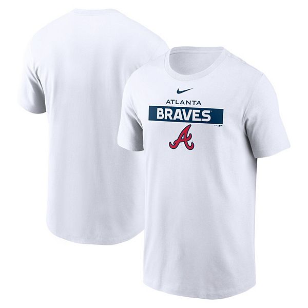 Men's Nike White Atlanta Braves Team T-Shirt