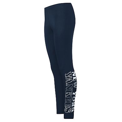 Women's G-III 4Her by Carl Banks Navy New York Yankees Stadium Leggings