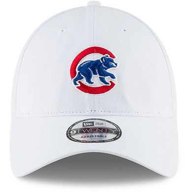 Men's New Era White Chicago Cubs Fashion Core Classic 9TWENTY Adjustable Hat