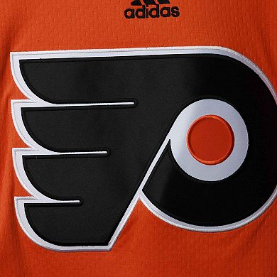 Men's adidas Orange Philadelphia Flyers Logo AEROREADY Pullover Sweater