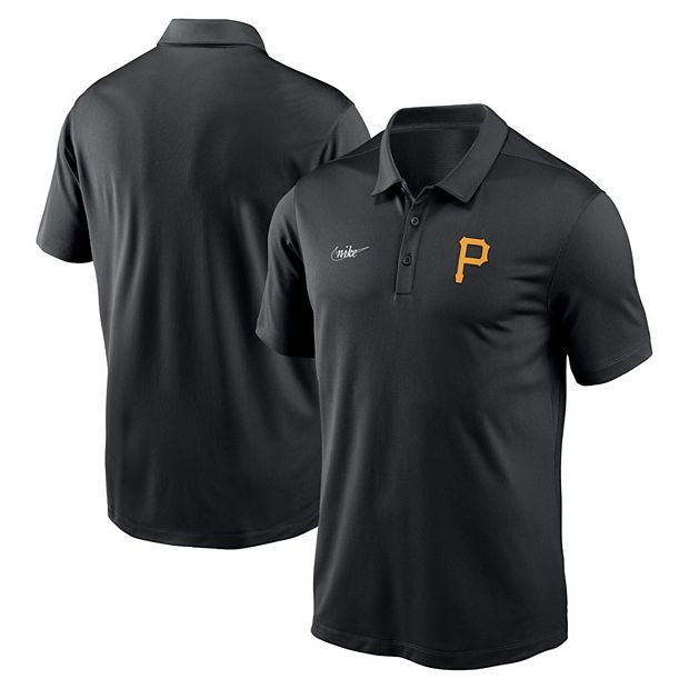 Men's Nike Black Pittsburgh Pirates Cooperstown Collection Rewind Franchise  Performance Polo