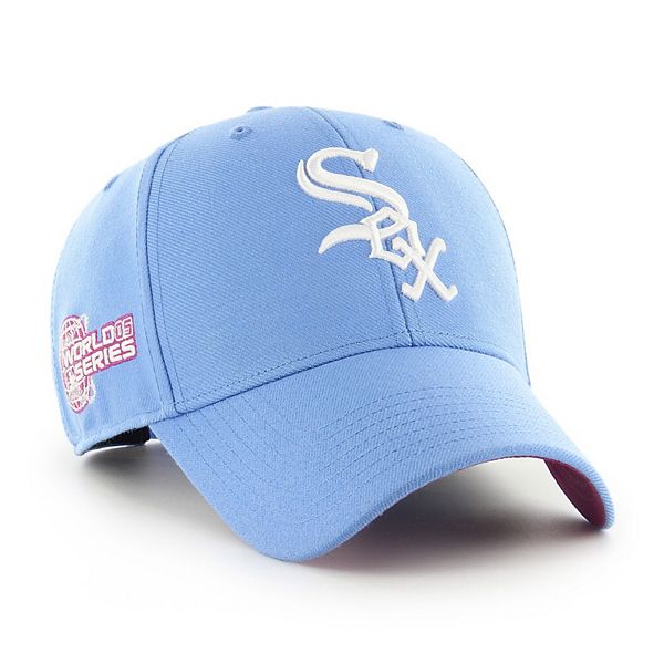 Men's Chicago White Sox '47 2005 World Series Periwinkle Orchid MVP Adjustable Hat, Light Blue