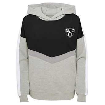 Girls Youth Heathered Gray Brooklyn Nets All Yours Pullover Hoodie