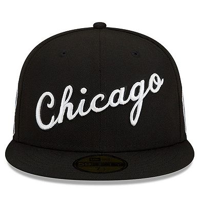 Men's New Era Black/White Chicago Bulls 2021/22 City Edition Official ...