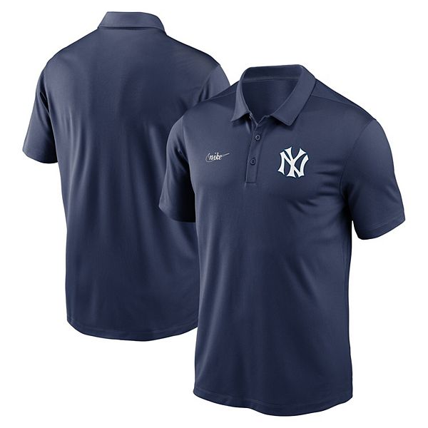 Nike Men's New York Yankees Navy Logo Franchise Polo T-Shirt