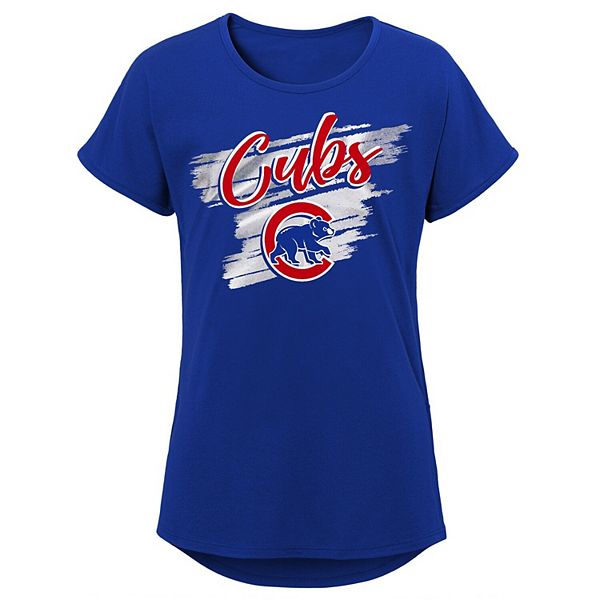 Girls Youth Royal Chicago Cubs Dream Scoop-Neck T-Shirt