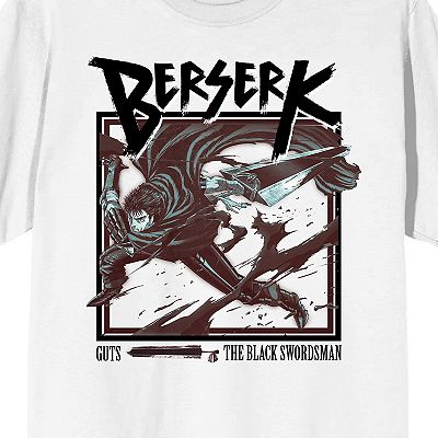 Men's Berserk Guts Blood Splatter Logo Graphic Tee