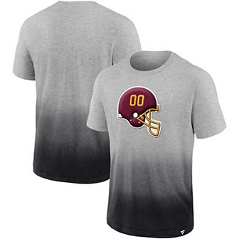 Men's Fanatics Branded Heathered Gray/Black Washington Football Team Team Ombre T-Shirt
