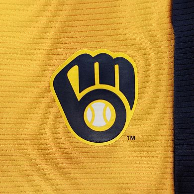 Youth Gold Milwaukee Brewers Oh Yeah Shorts