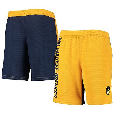 Youth Gold Milwaukee Brewers Oh Yeah Shorts