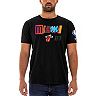 Men's New Era Black Miami Heat 2021/22 City Edition Brushed Jersey T-Shirt