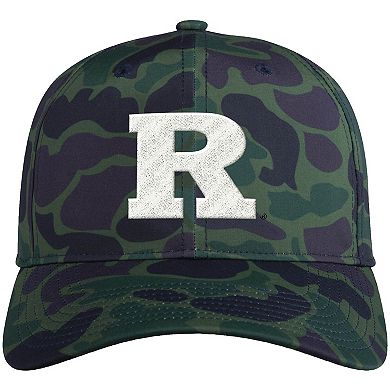 Men's adidas Camo Rutgers Scarlet Knights Military Appreciation Slouch Primegreen Adjustable Hat