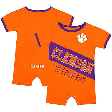 Newborn & Infant Colosseum Orange Clemson Tigers Teddy Romper