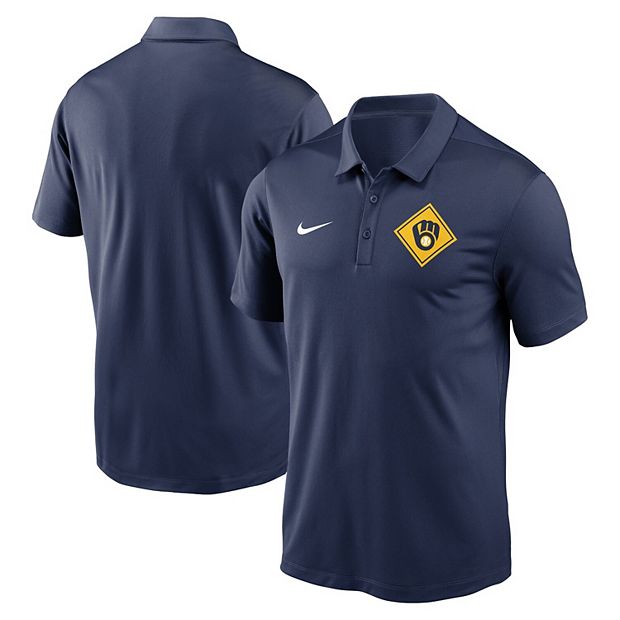 Men's Nike Navy Milwaukee Brewers Diamond Icon Franchise