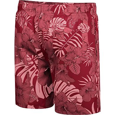 Men's Colosseum Crimson Alabama Crimson Tide The Dude Swim Shorts