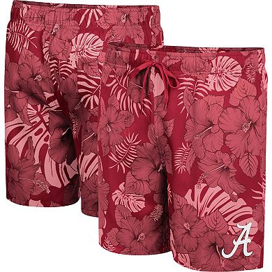 Men's Colosseum Crimson Alabama Crimson Tide The Dude Swim Shorts
