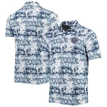 Men's Antigua Navy New York City FC Vivid Polo