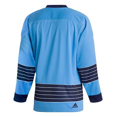 Men's adidas Light Blue Pittsburgh Penguins Team Classics Authentic Blank Jersey