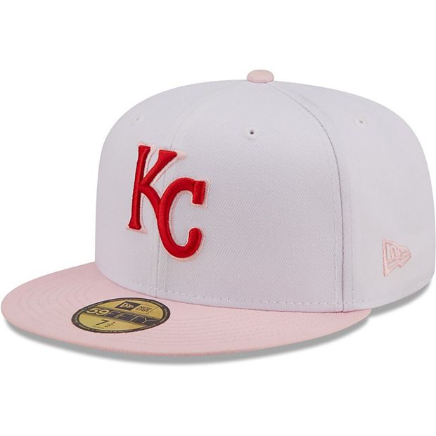 Men's New Era Kansas City Royals White on 59FIFTY Fitted Hat