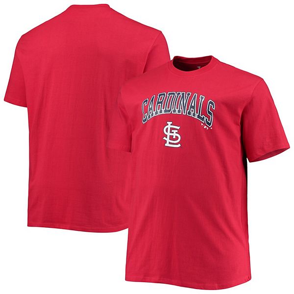 Nike St Louis Cardinals Red Color Bar Short Sleeve Fashion T Shirt