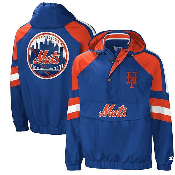 Men's Levelwear Orange/Charcoal New York Mets Uproar Farm Team Pullover Hoodie Size: Medium