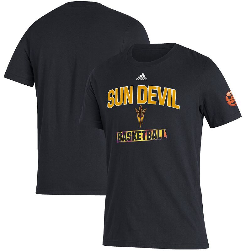 Mens adidas Black Arizona State Sun Devils Amplifier T-Shirt, Size: XL