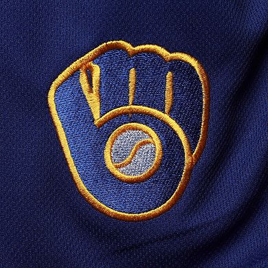 Men's ProfileÂ Royal Milwaukee Brewers Big & Tall Mesh Shorts