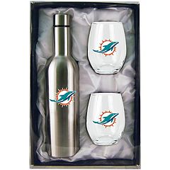 The Memory Company White Miami Dolphins Personalized 30oz. Stainless Steel Bluetooth Tumbler