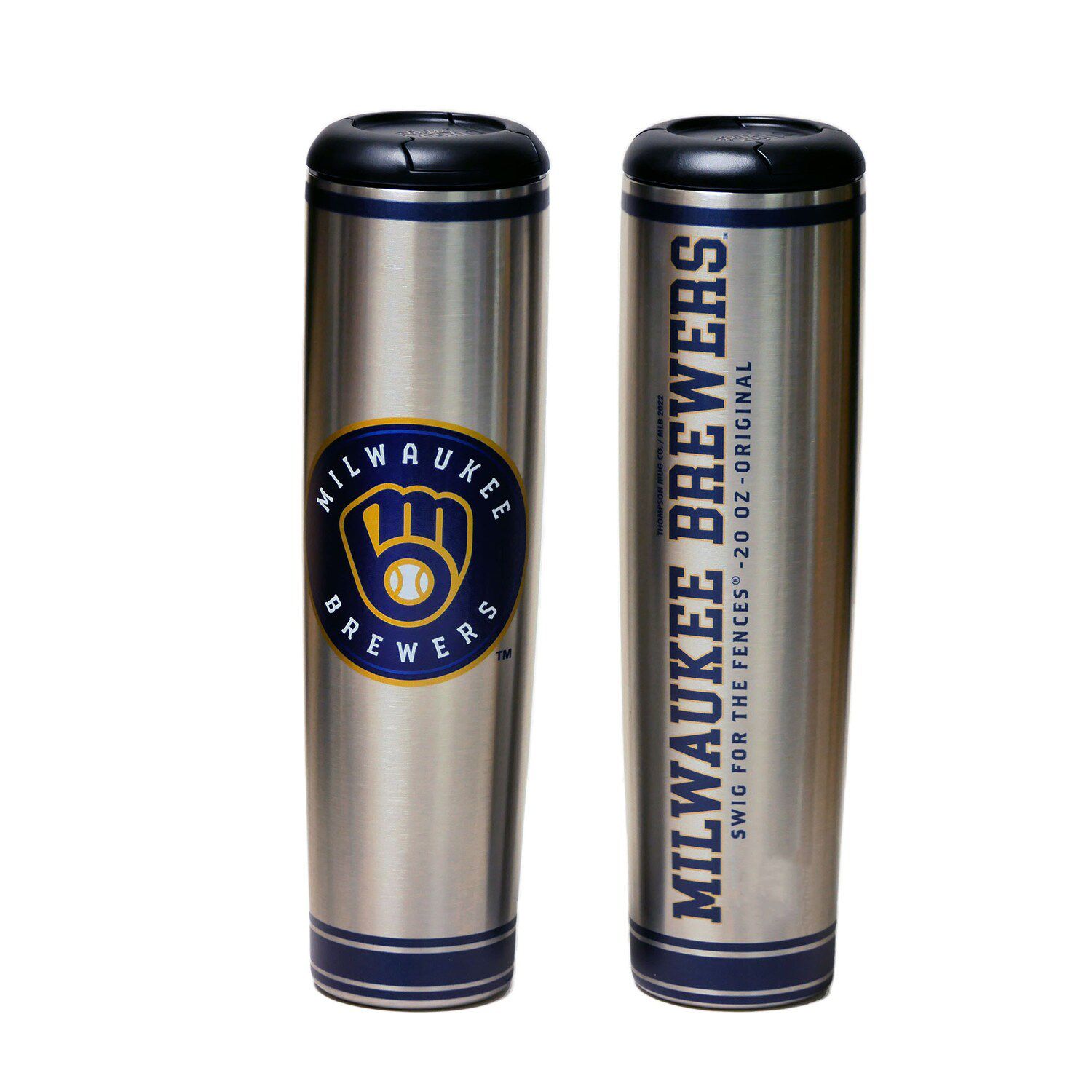 MLB Milwaukee Brewers Stainless Steel Tumbler - 30oz