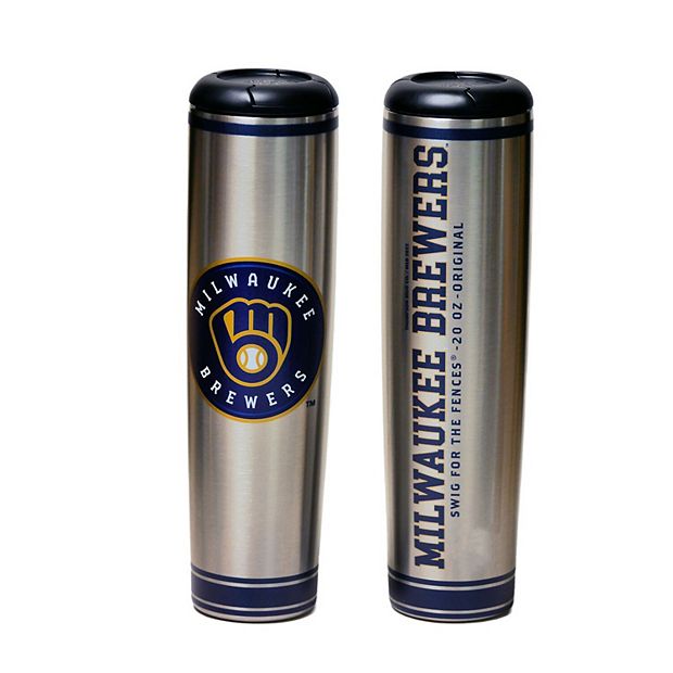 Milwaukee Brewers 20oz. Metal Bat Tumbler 