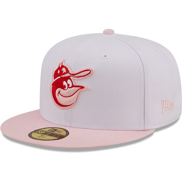 New Era Baltimore Orioles White on White 59FIFTY Fitted Hat