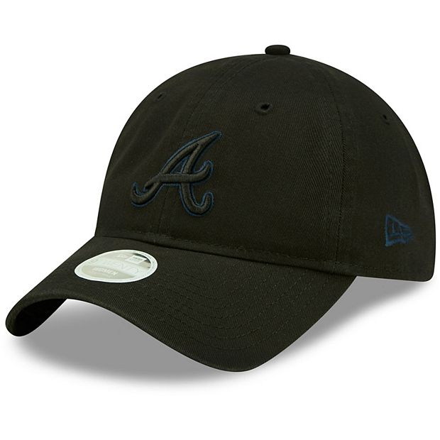 Women's New Era Black Atlanta Braves Core Classic 9TWENTY Adjustable Hat