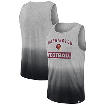 Men's Fanatics Branded Heathered Gray/Black Washington Football Team Our Year Tank Top
