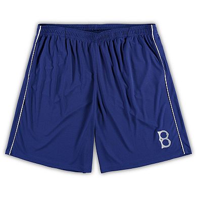 Men's Royal Brooklyn Dodgers Big & Tall Cooperstown Collection Mesh Shorts