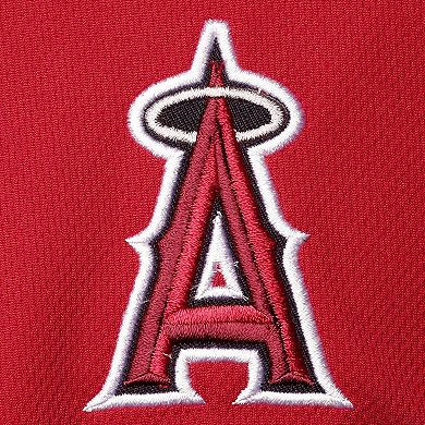 Men's Red Los Angeles Angels Big & Tall Mesh Shorts