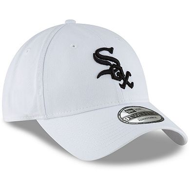 Men's New Era White Chicago White Sox Fashion Core Classic 9TWENTY Adjustable Hat