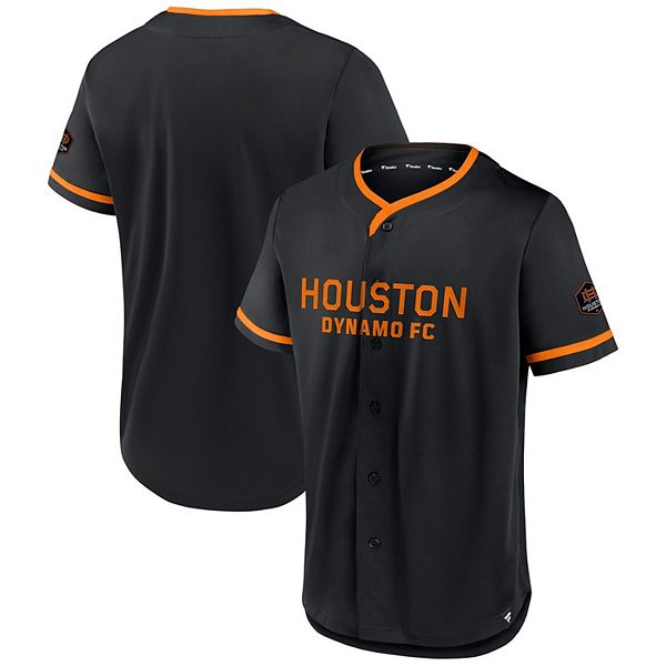 Men's Fanatics Branded Black/Orange Houston Dynamo FC