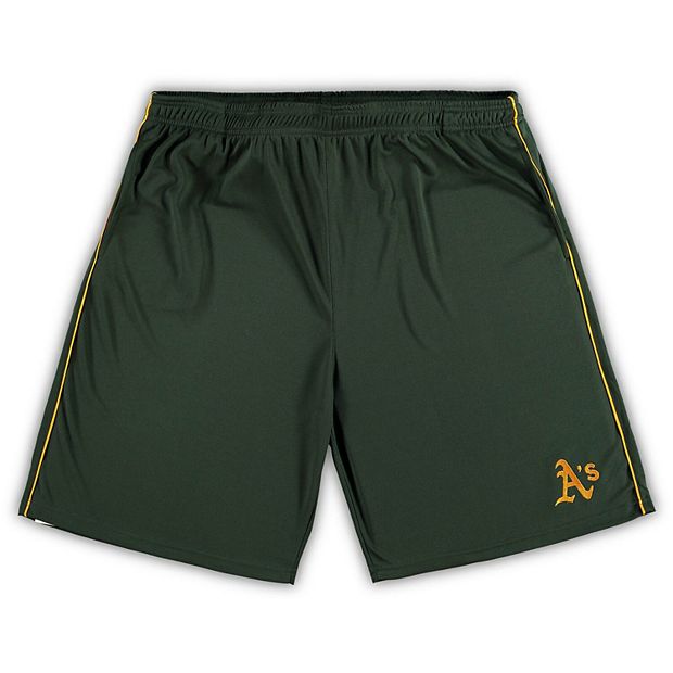 Men's Green Oakland Athletics Big & Tall Mesh Shorts