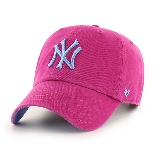 47 Brand / Youth New York Yankees Pink Cleanup Adjustable Hat